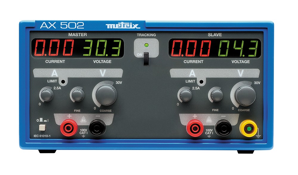 [350026] Alimentation stabilisée METRIX (2 sorties AX502)