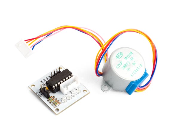 Moteur pas à pas 5 VCC avec carte contrôleur ULN2003 pour Arduino®