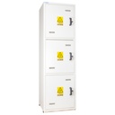 Armoire de sureté 3  compartiments dont 1 acide Trionyx - 1825x560x545 mm