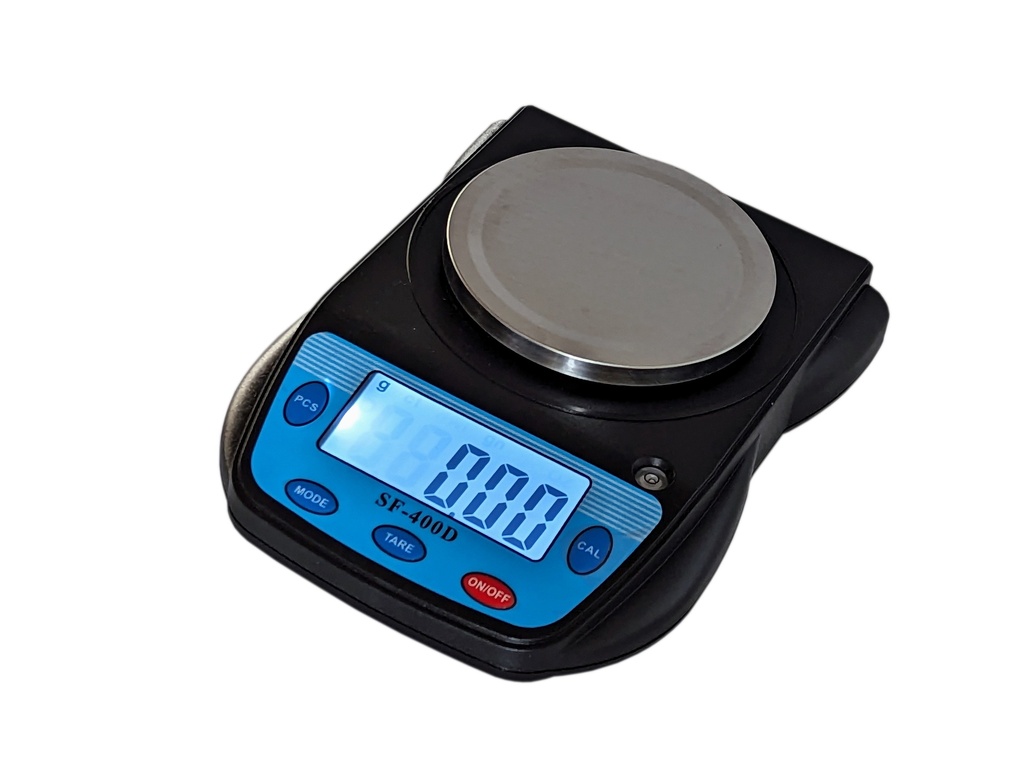 Balance compacte 500 g - 0.01 g avec bloc secteur inclus (remplace 300 004) 