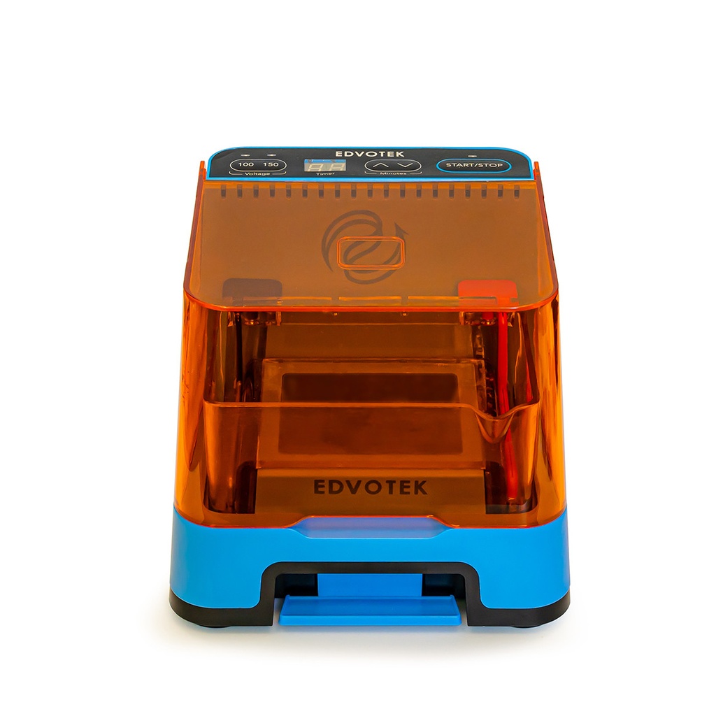 [025016-S01386] Edge : Cuve à électrophorèse avec alimentation et transilluminateur intégrés Edvotek