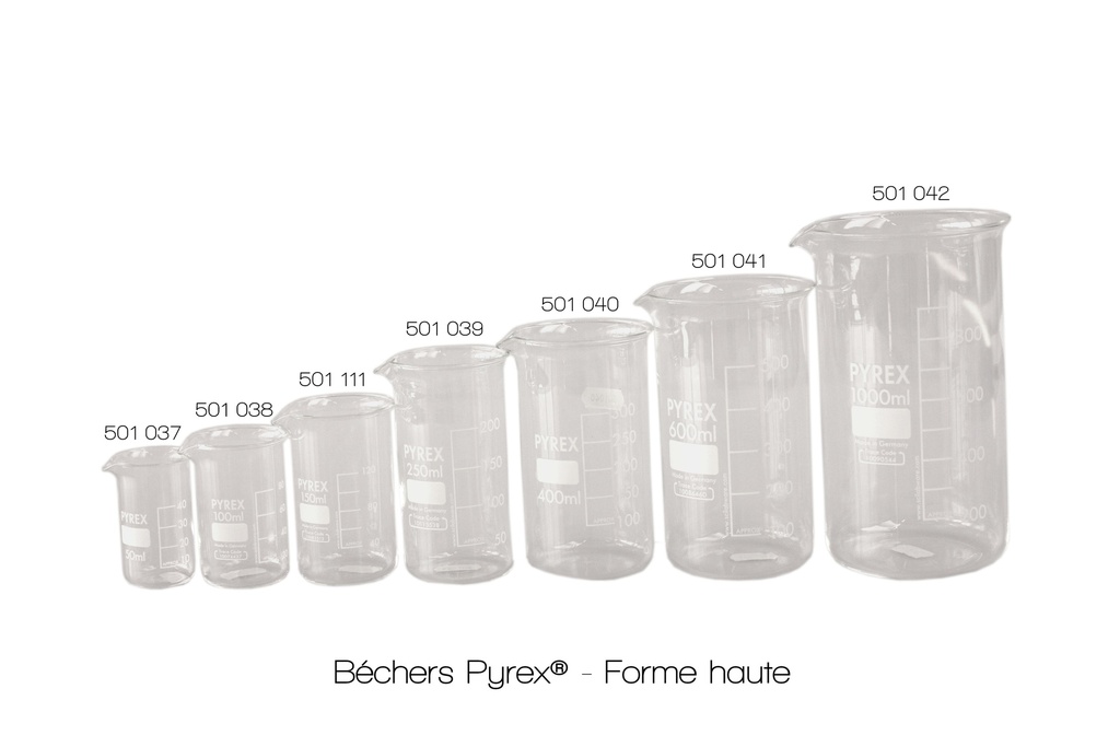 [501167-S57016] Bécher Pyrex® (Basse, 5 mL)