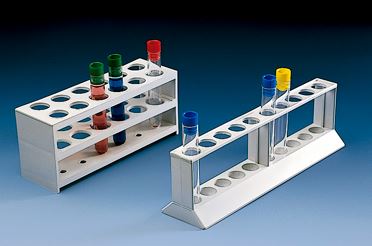 Portoir tubes à hémolyse en PP 2x6 trous
