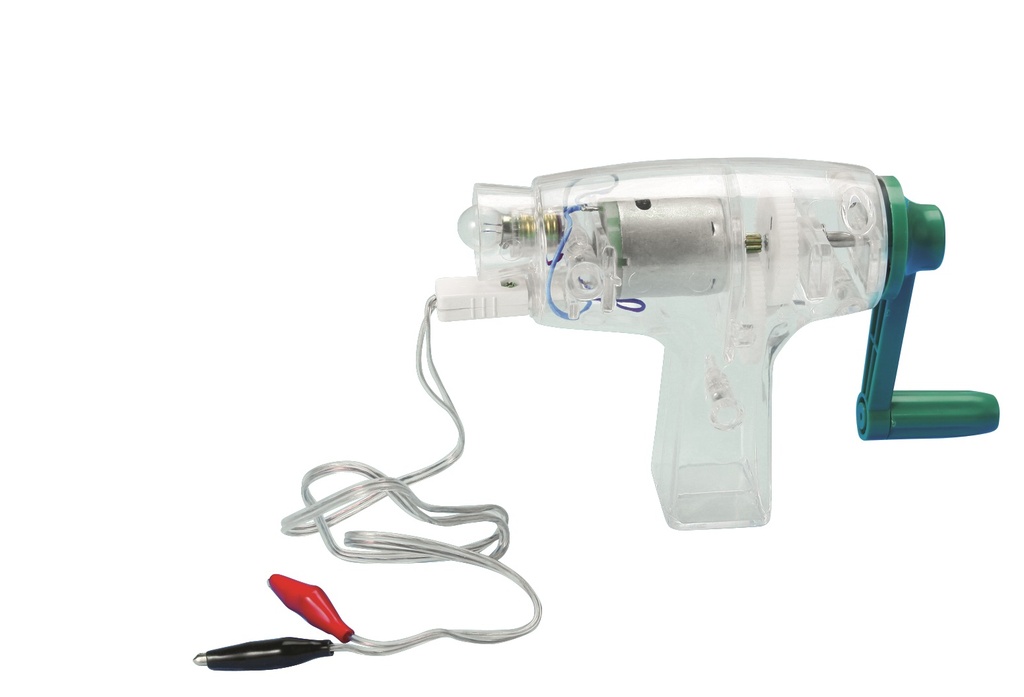 Génératrice manuelle avec lampe 6 V