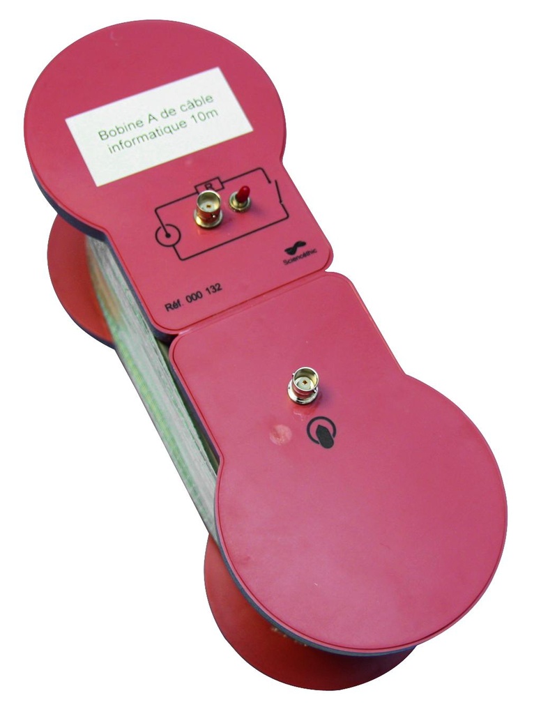 [#000132] Vitesse signal électrique : Bobine de câble informatique BNC 10 m