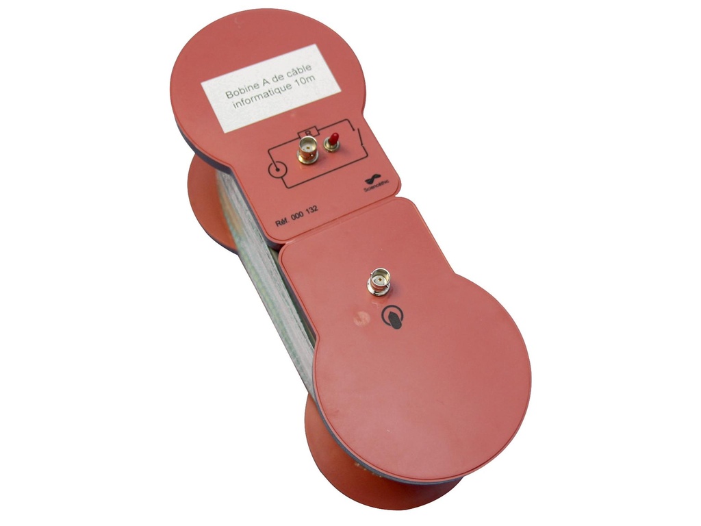 [#000133] Vitesse signal électrique : Bobine de câble informatique BNC 20 m