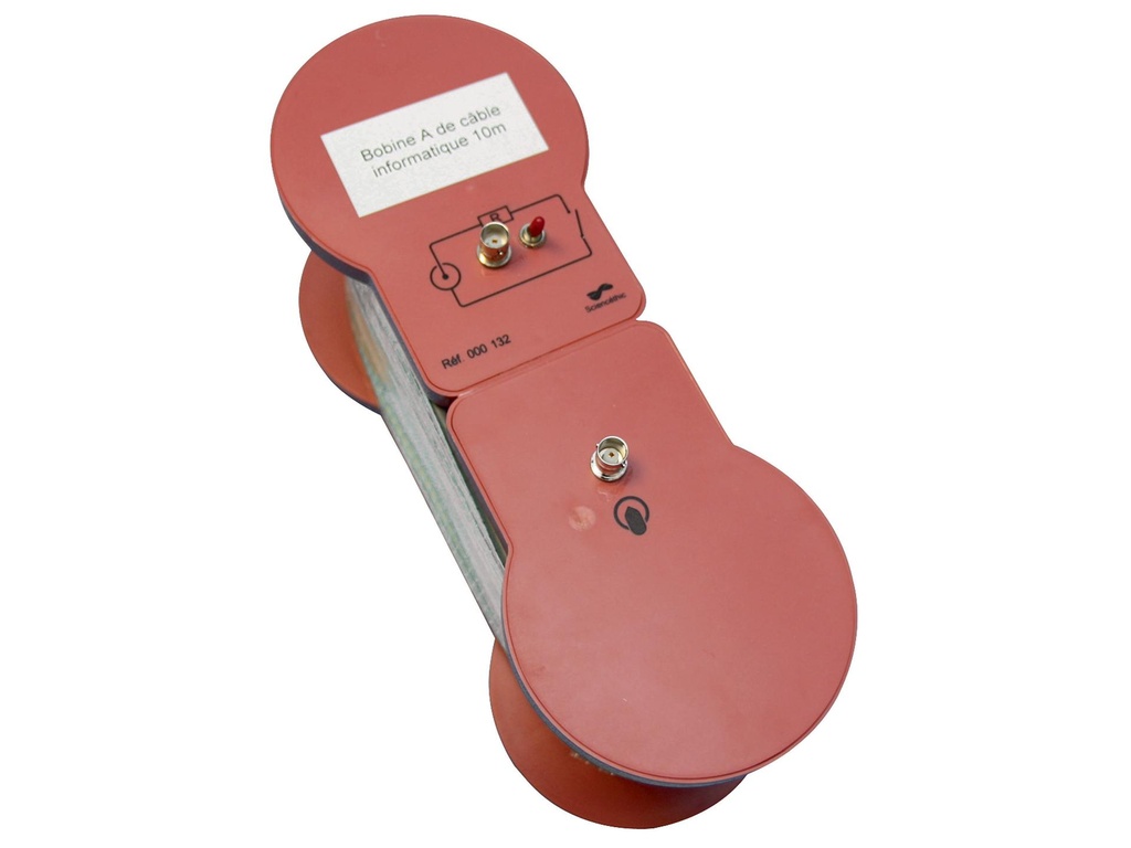 [#000134] Vitesse signal électrique : Bobine de câble informatique BNC 30 m