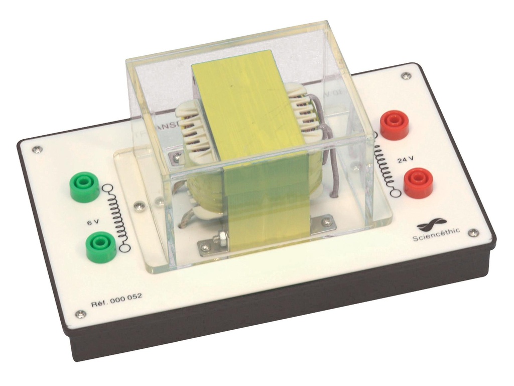 Transformateur sur support 6 V / 24 V - 6 VA