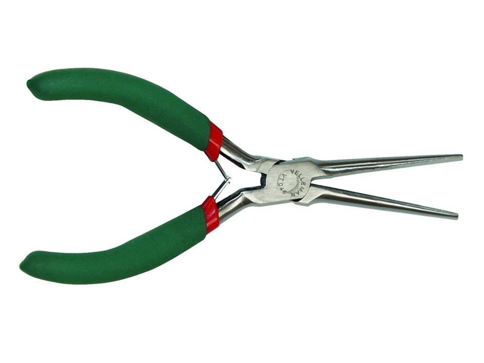 Pince plate à saisir - becs fins types aiguille - 150 mm 