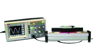 Oscillateur mécanique horizontal sur coussin d'air