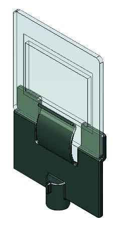 Porte-diapositive pour banc d'optique