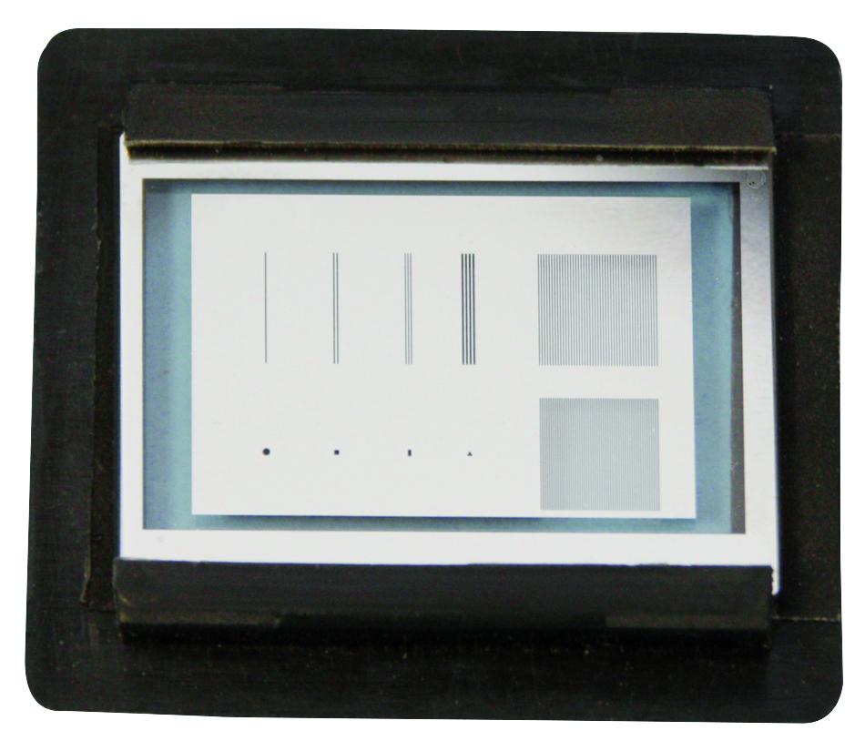 Diapositive objets de diffraction et d'interférences