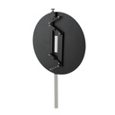 Fente réglable en acier sur tige