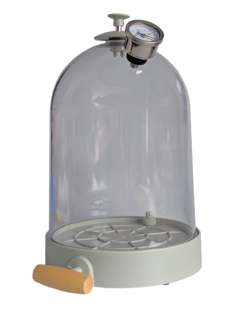 Cloche à vide avec pompe intégrée