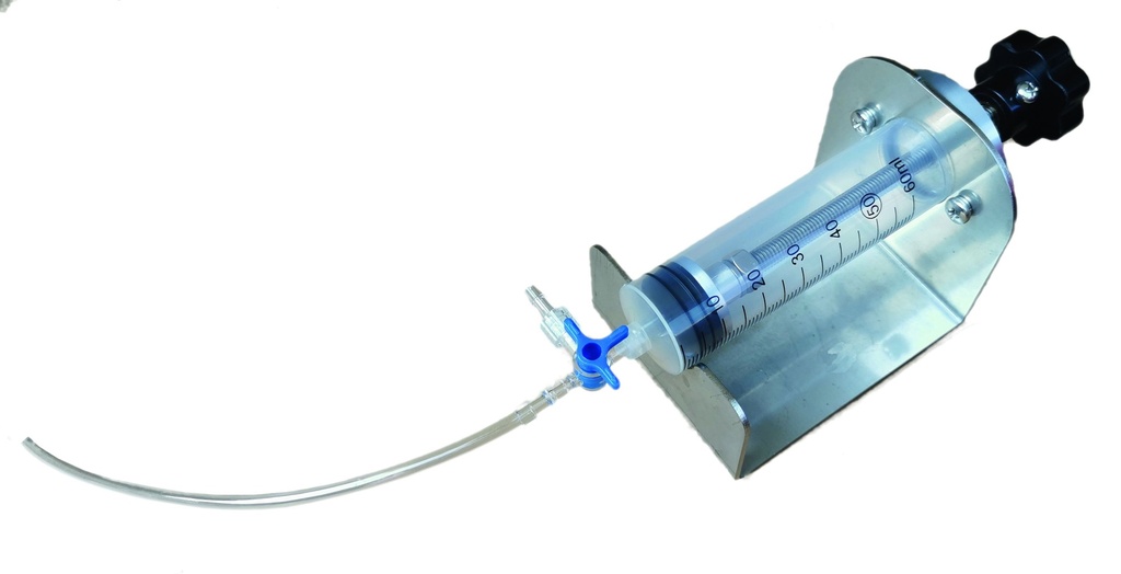 Seringue à piston vissant - Mariotte