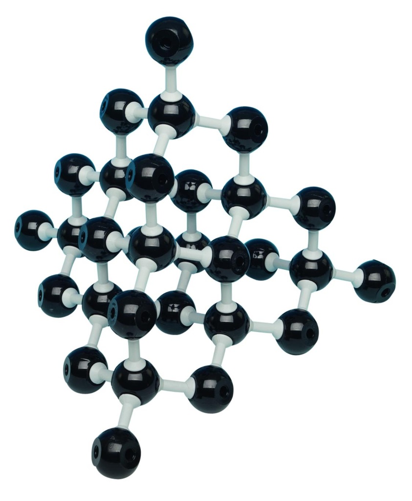 Modèle moléculaire cristallin Diamant