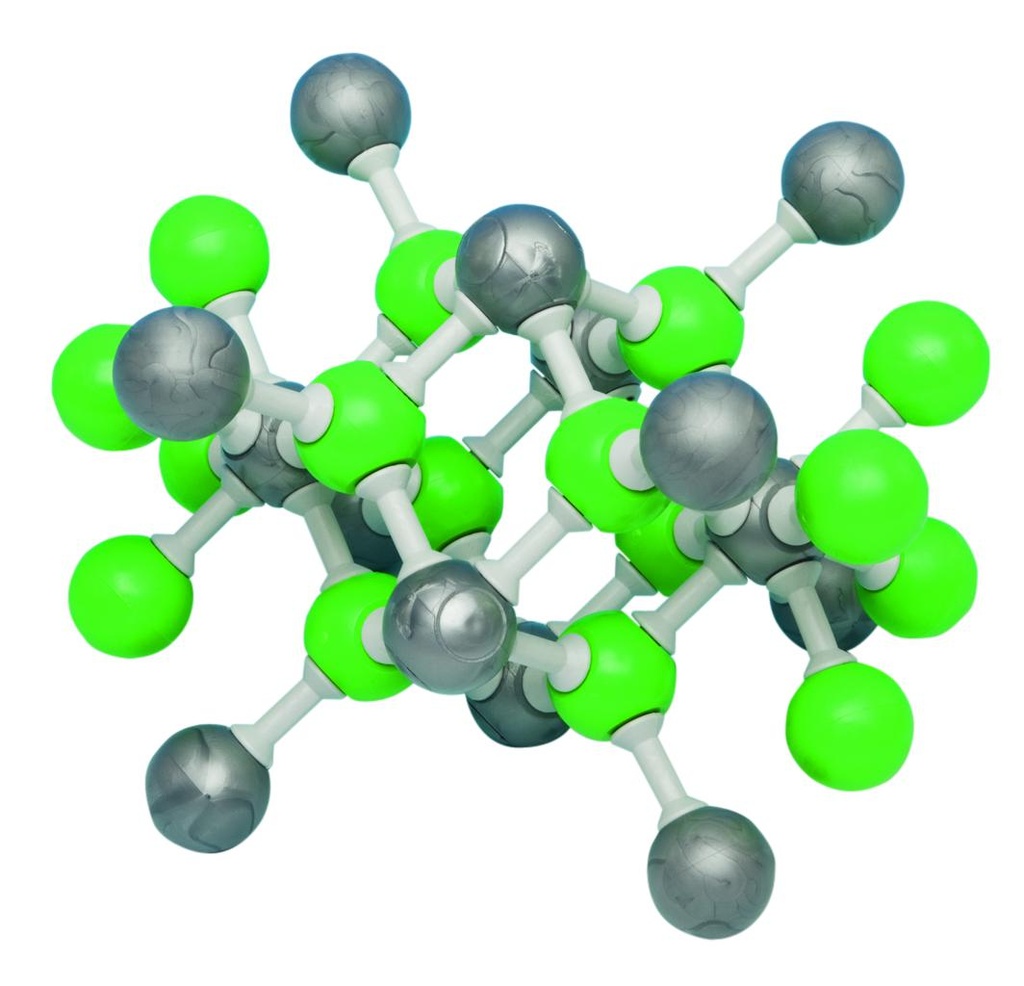 Modèle moléculaire cristallin Fluorure de Calcium