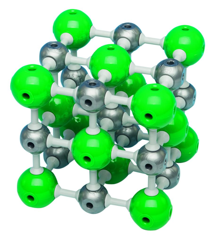 Modèle moléculaire cristallin Chlorure de Sodium