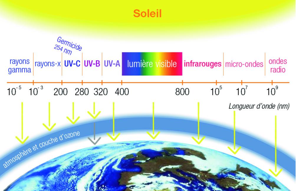 Cartes de détection des rayonnements UV (lot de 10)