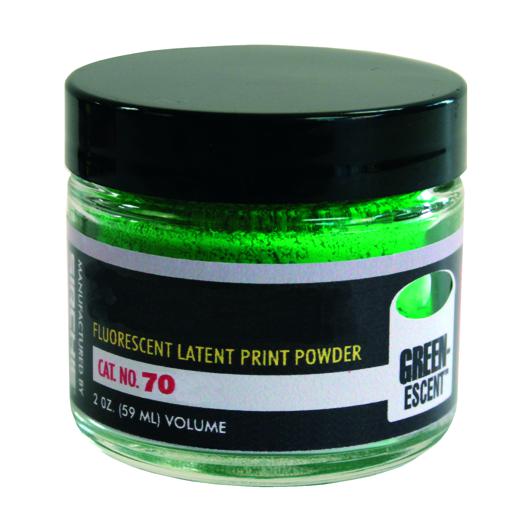 Poudre pour empreintes verte fluorescente - 60 mL