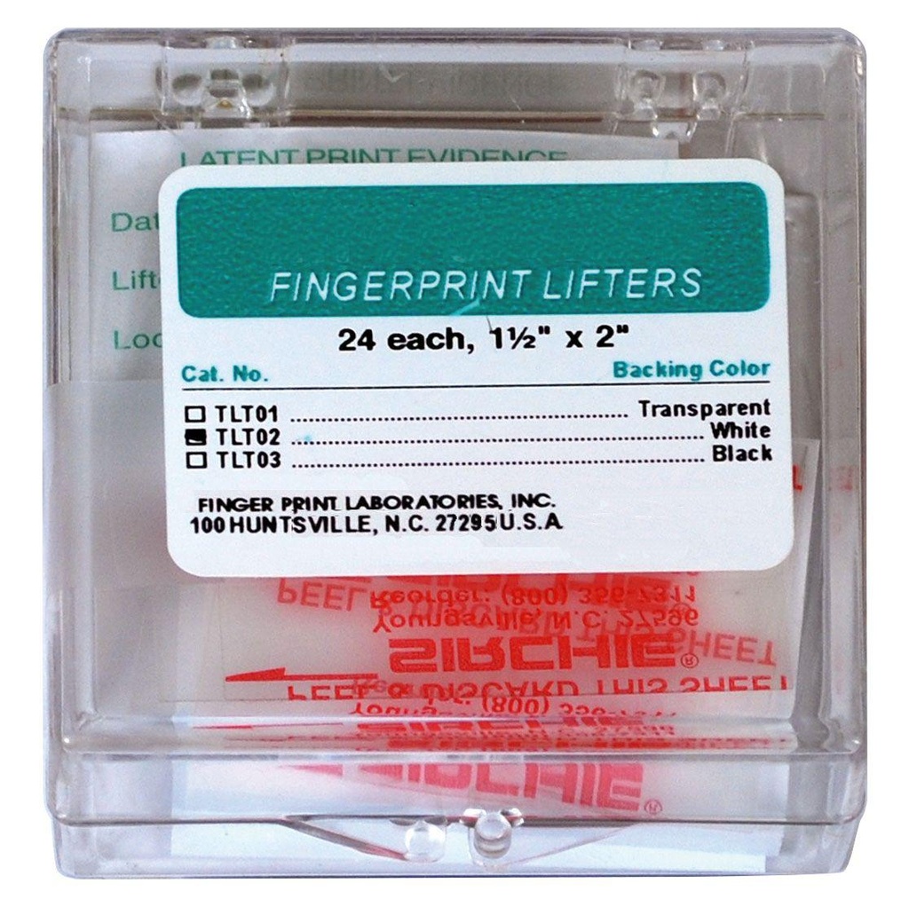 Lamelles acétate transparentes (lot de 24) 