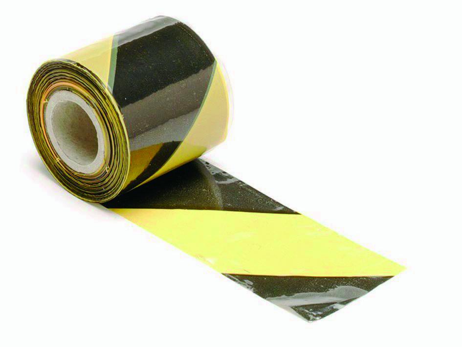 Ruban de signalisation jaune - noir