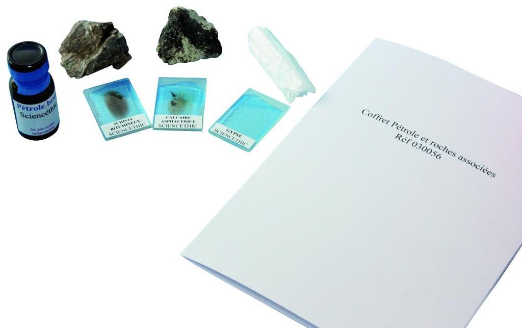 Coffret de lames minces "Le pétrole"