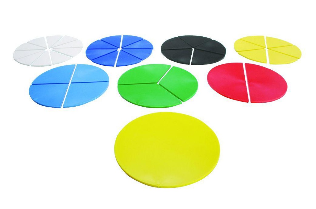 [#041007] Disques fractions (lot de 8)