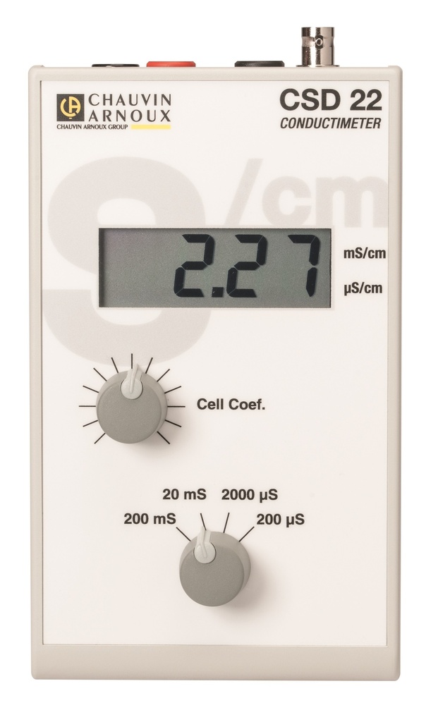 Conductimètre portable Chauvin Arnoux CSD 22