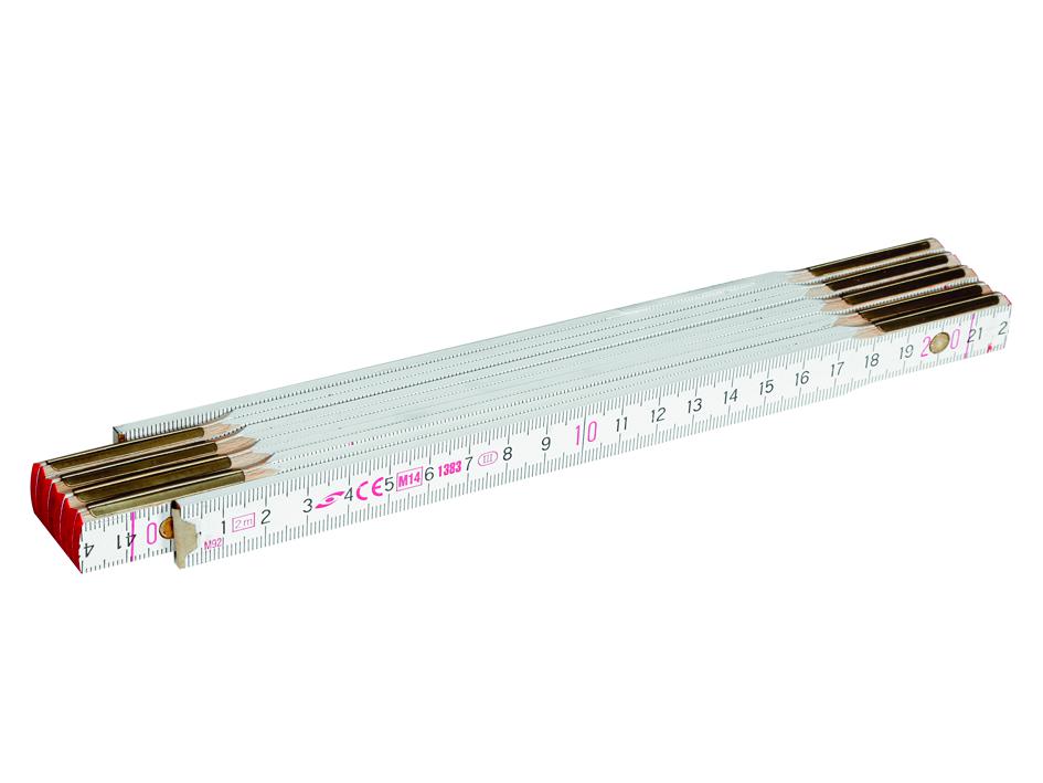 Mètre pliant en bois - 2 m 