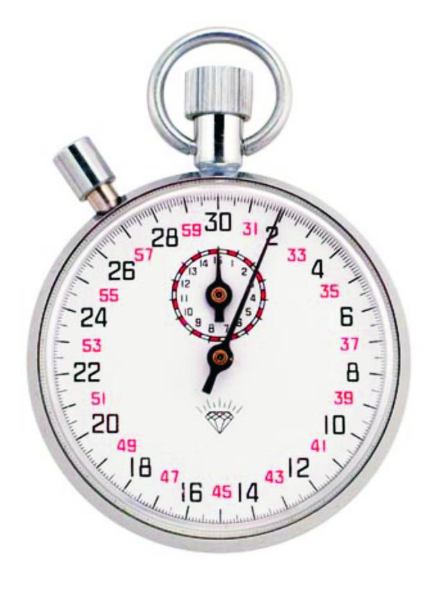 Chronomètre mécanique à 2 boutons