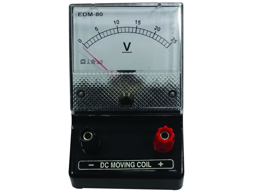 Voltmètre analogique monocalibré 0-5 V