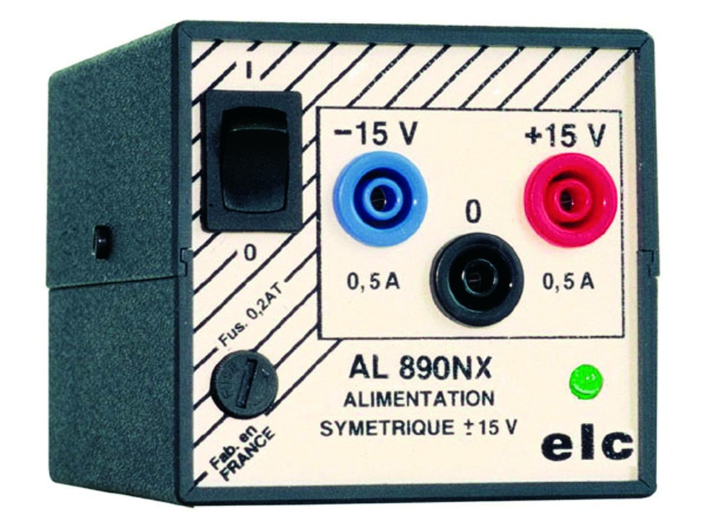 Alimentation symétrique ± 15 V / 0.5 A
