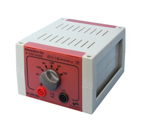 [#350008-S03330] Alimentation fixe 3-12 V / 1 A / CC