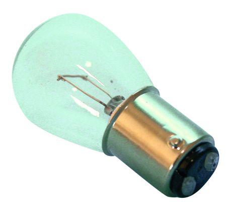 [#401009] Ampoule à baïonnette culot B15 - 2 plots - 12 V - 25 W