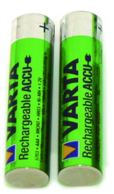 Accumulateurs - Batteries rechargeables 1.2 V - LR06 - AA (lot de 2)
