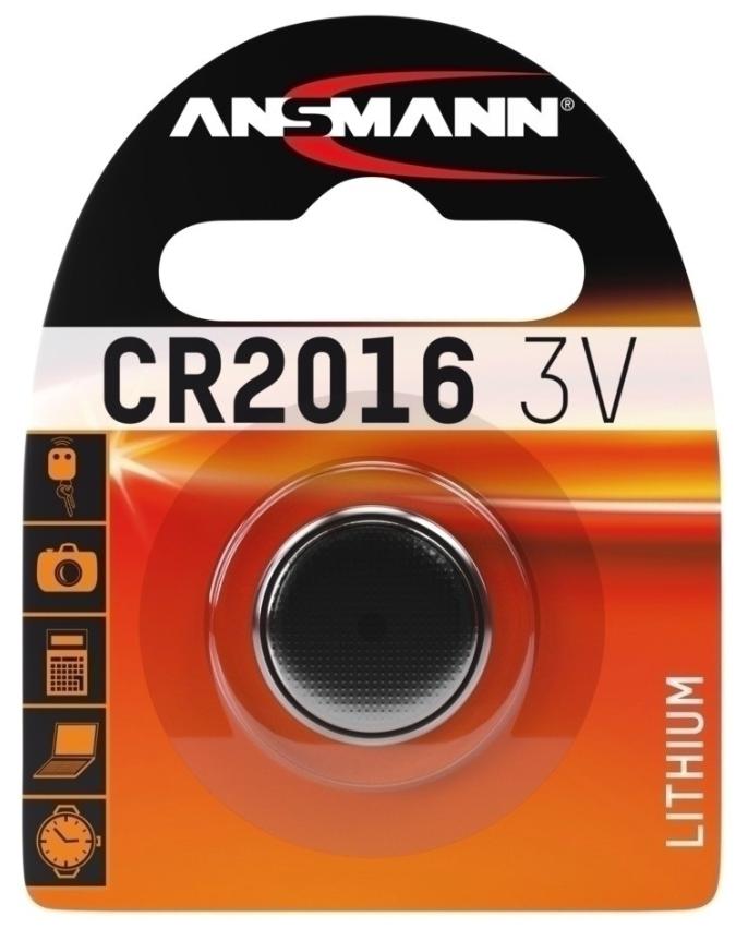 Pile bouton Lithium CR2016 