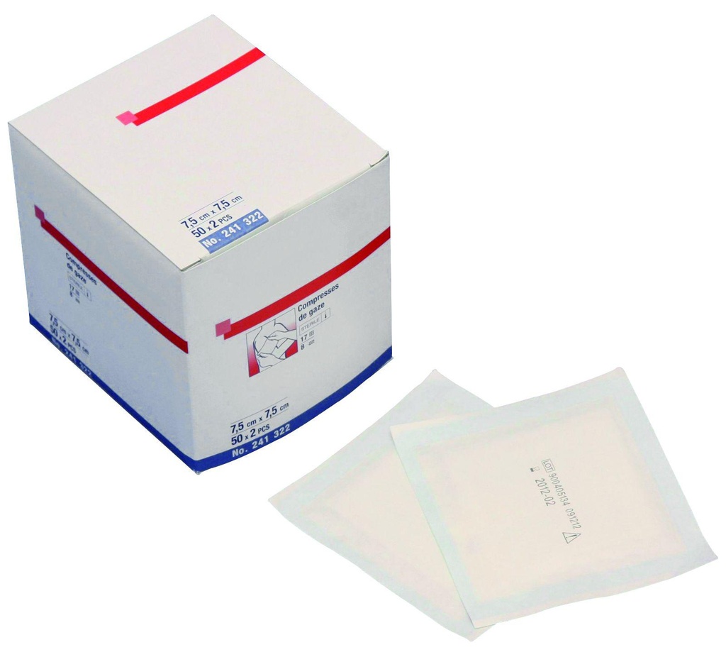 Compresses de gaze hydrophile (lot de 100)
