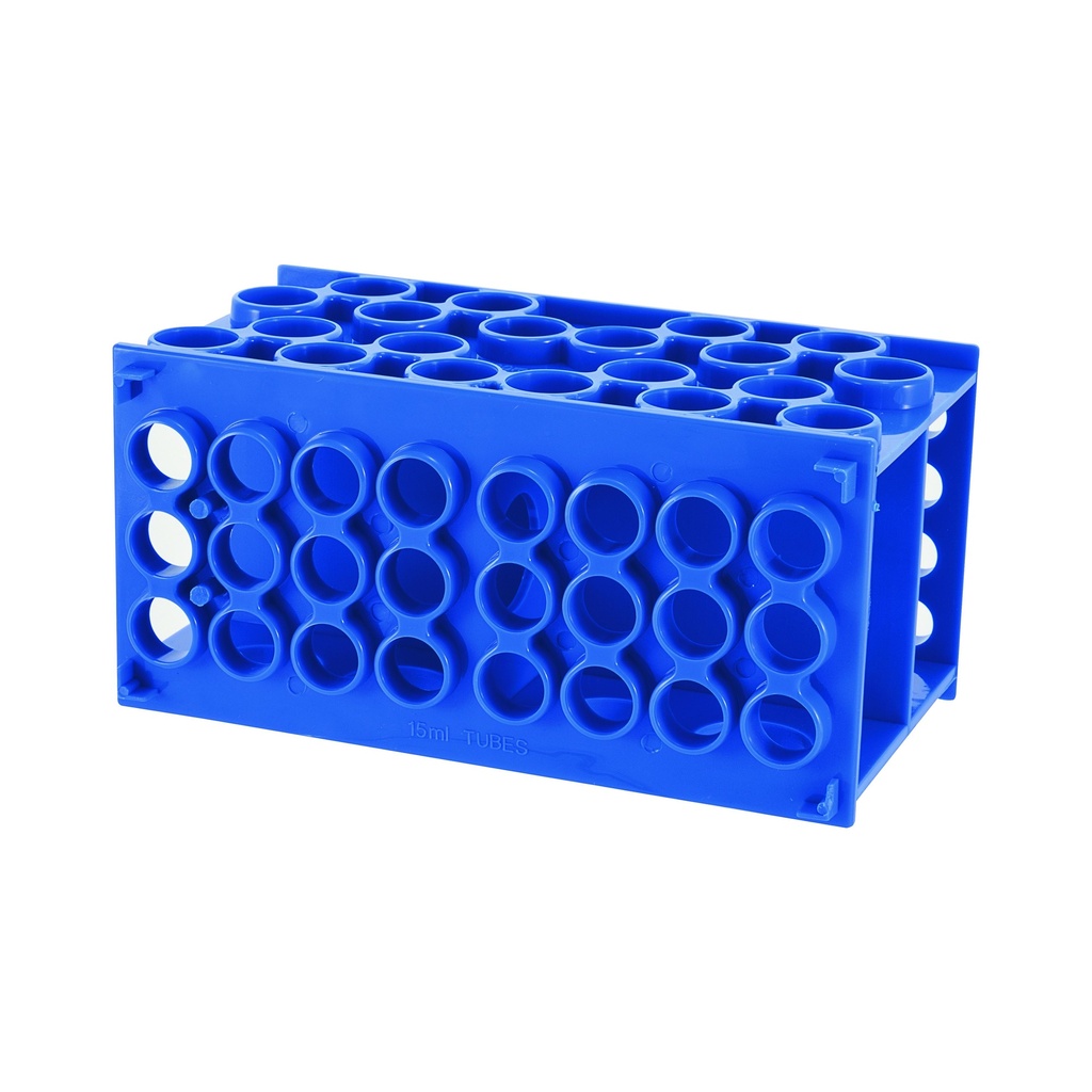 [#454018] Portoir universel en polypropylène pour tubes 
