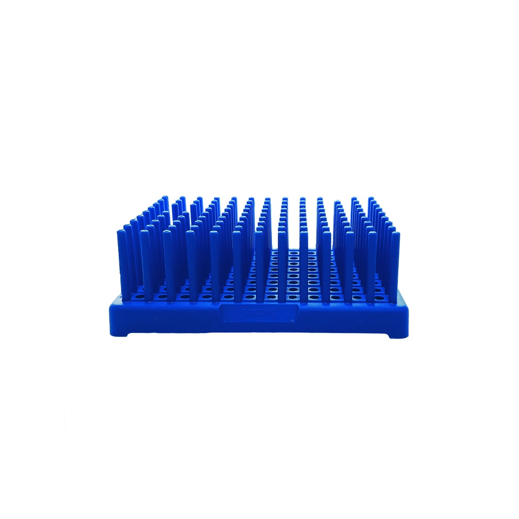 [#454020] Portoir à picots pour tubes à essais