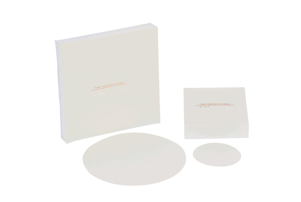 Papier filtre rond standard moyen 210 mm (lot de 100)