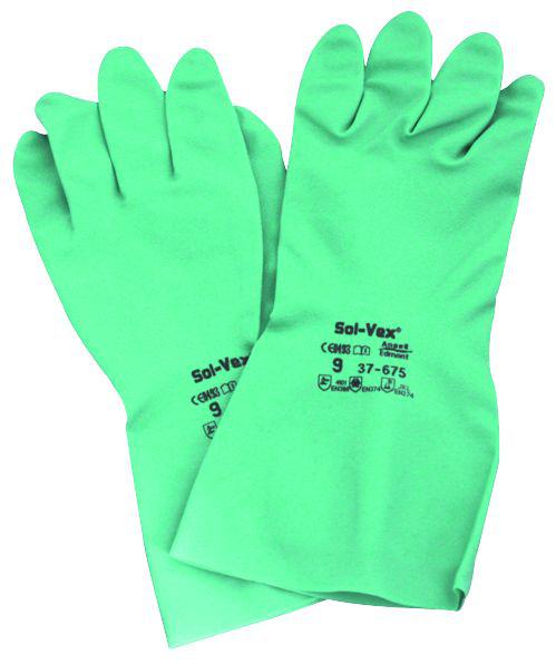 Paire de gants antiacides en nitrile