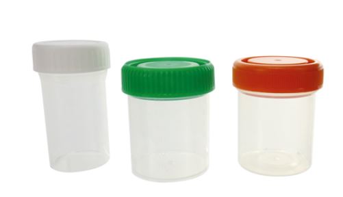 Flacons à vis 50 mL en polypropylène pour échantillon - Lot de 10