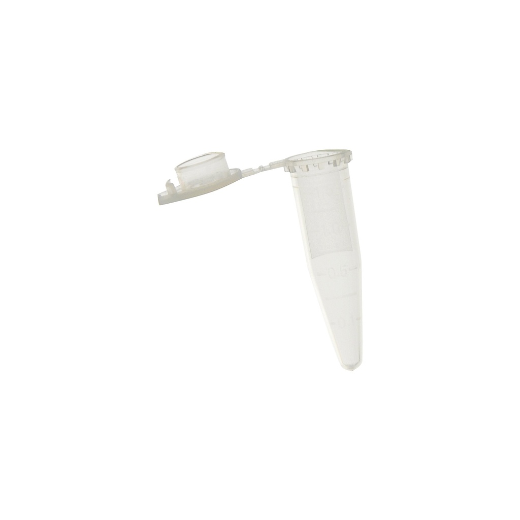 Microtubes pour PCR en polypropylène sans DNAse ni RNAse (lot de 1 000)