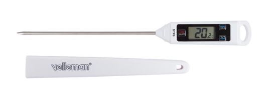 Thermomètre -50°C / +330°C avec sonde inox intégrée de 15 cm