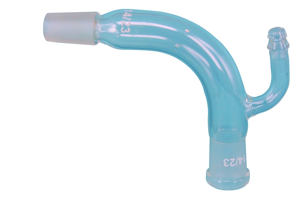 Tête de colonne avec prise d'air - en verre rodé 14/23