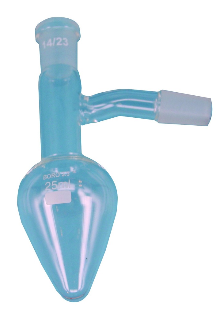 Fiole de distillation en forme de poire 14/23 - 25 mL