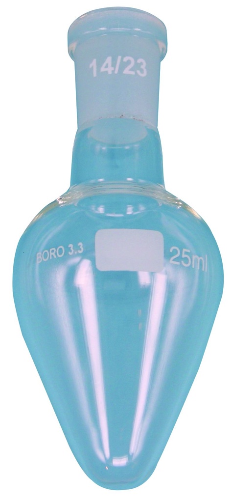 Fiole en forme de poire 14/23 - 25 mL