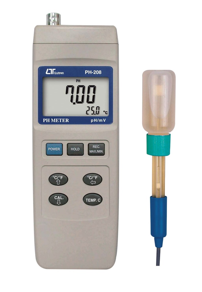 pH-mètre digital PH-208 avec sonde