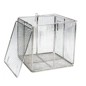 Panier autoclavable inox carre 160x160x160 mm